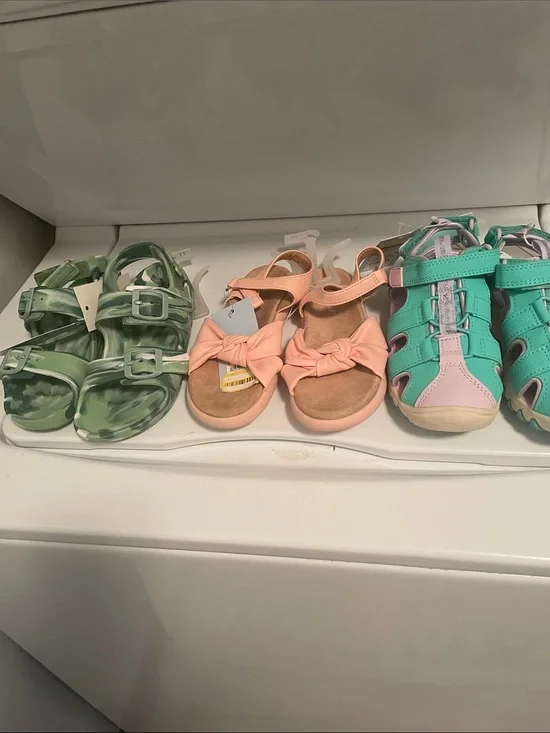 Target Girls Peach Bow Sandals