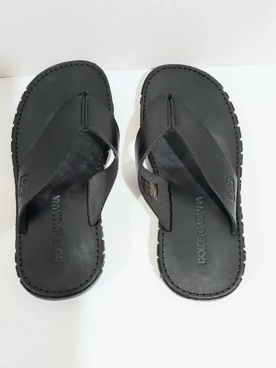 Dolce & Gabbana Kids Black Sandals SIZE 29 US Size 11.5