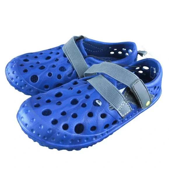 Western Chief Boys Fisherman Size T 11 Medium Shoes Blue‎ Synthetic Slip On