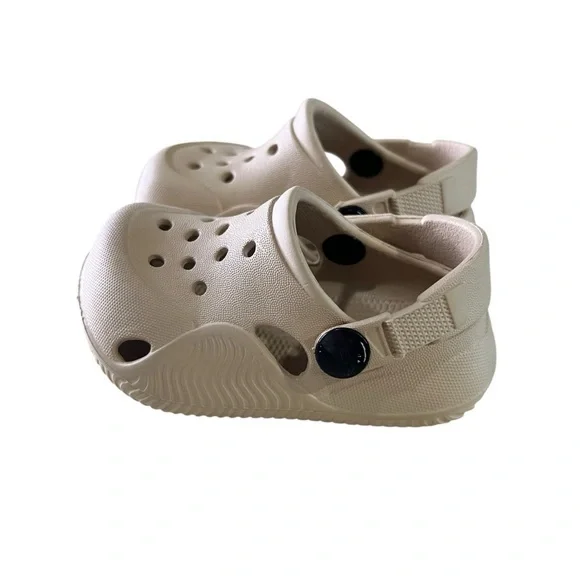 Croc Style Shoes 1.5 year old tan