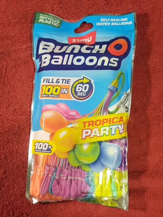ZURU Bunch O Balloons Tropical Party Water Balloons 100+ Ballons Fill In 60 Sec