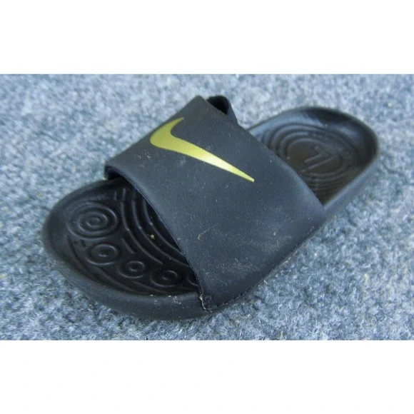 Nike Boys Slip-On Shoes Black Synthetic Pull On‎ Size T 7 Medium