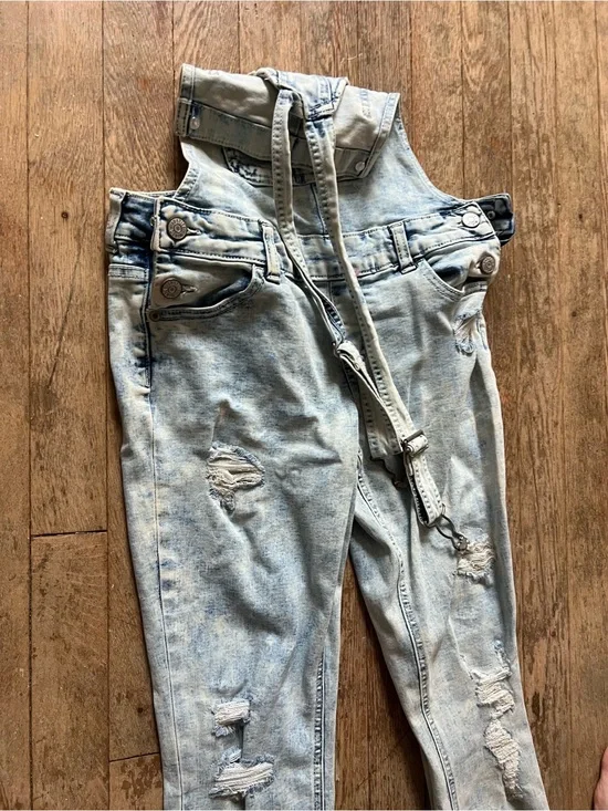 Justice Light Blue Washed Denim Shorts Sz 12