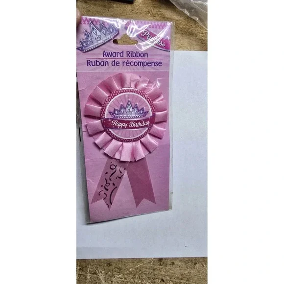 Princess Happy Birthday Ribbon Award
