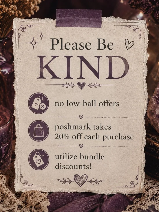 Please Be Kind- NO LOW BALL! Please BUNDLE To Save