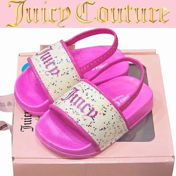 Juicy Couture Baby Los Rios Slingback Sandals-‎ Confetti
