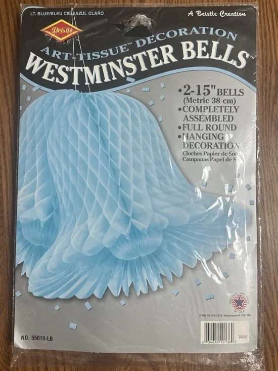 VTG 1998 Beistle Westminster Wedding Bells 2- 15