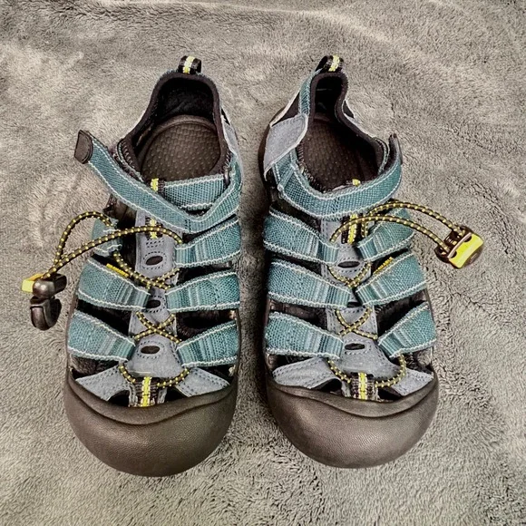 Keen Newport H2 Kids Sandals Blue Gray Size 3 US 35 EU Hiking Water Shoes