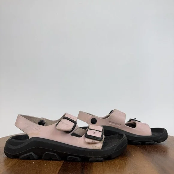 Little Kids Birkenstock Mogami Birko-Flor‎ Open Toe Pink Sandals Size 12 Narrow