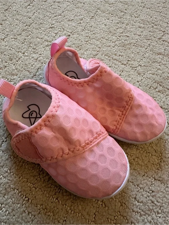 Kids Pink Aquatic Slip-On Shoes