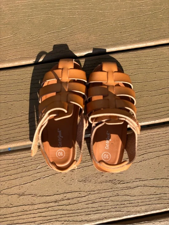 Cat & Jack Toddler Tan/Brown Fisherman Sandals