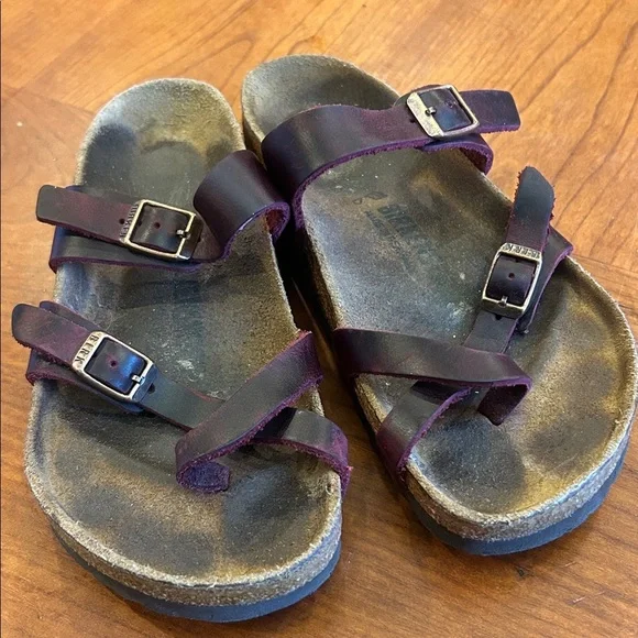 Birkenstock Mayari 37 oiled leather red Zinfandel