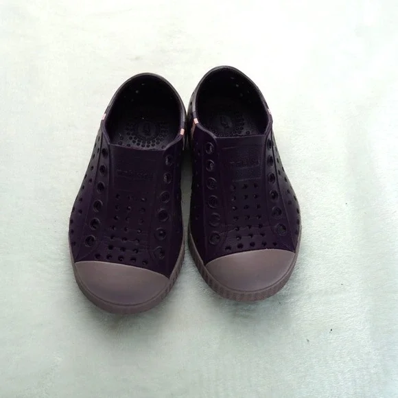 Kids Native Shoes Jefferson Purple Slip-On Sneakers‎ Size C6