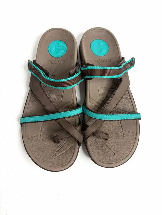 Vionic Mojave Women's Sandals EU 39 Chocolate Brown/Teal Arch Support Outdoors