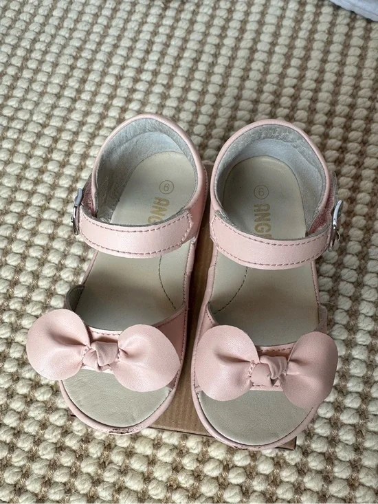 L’amour Jolie Bow Sandal Pink Size 6 (Toddler)