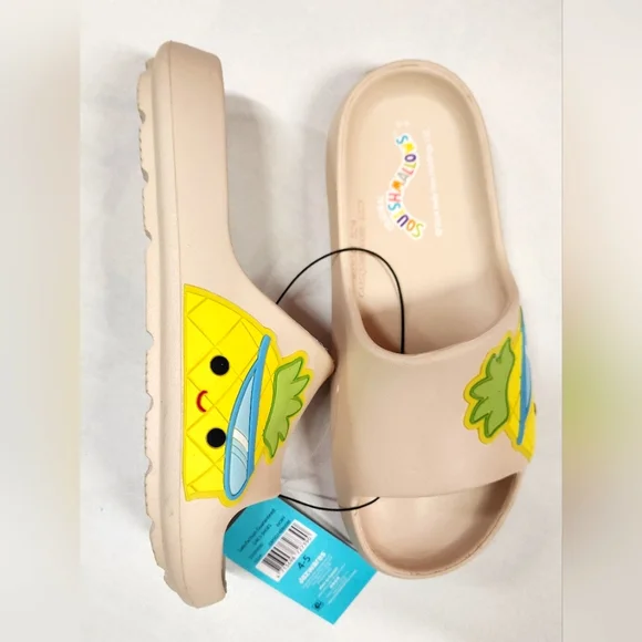 Squishmallows Kids Maui The Pineapple Slide Sandals