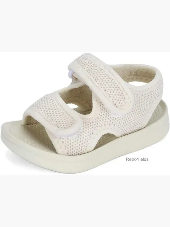 Unisex Kids Summer Slide Sandals Baby Comfort Anti-Slip Open Toe Adjustable