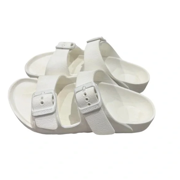 Birkenstock Arizona Classic White Slides Girls Size 28