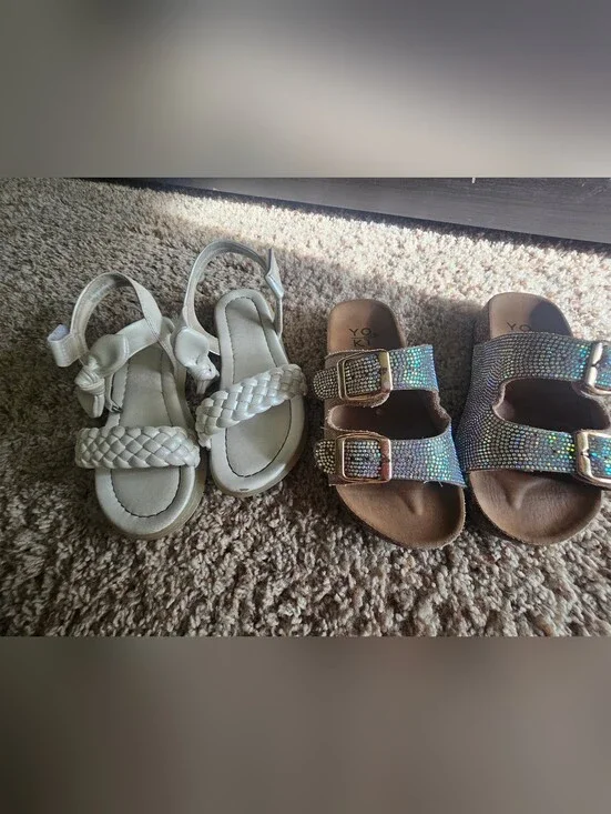 Girls' Iridescent Buckle Slide Sandals -  & Blowfish Malibu Sandals