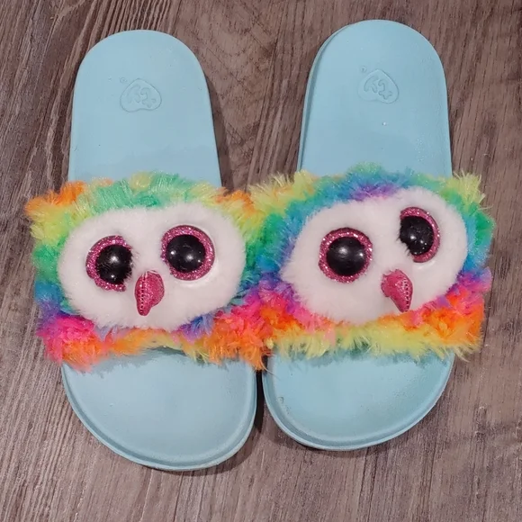 Ty Owl Flip Flops Size 1 to 3
