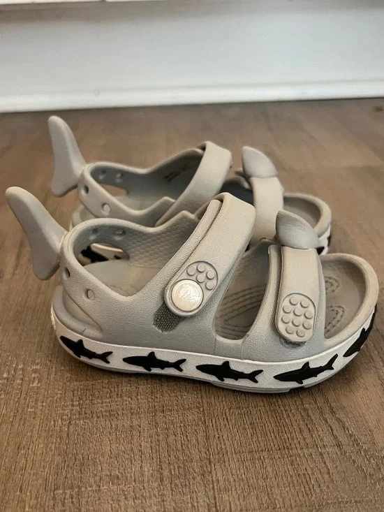 Crocs Toddler Crocband Cruiser Shark Sandals