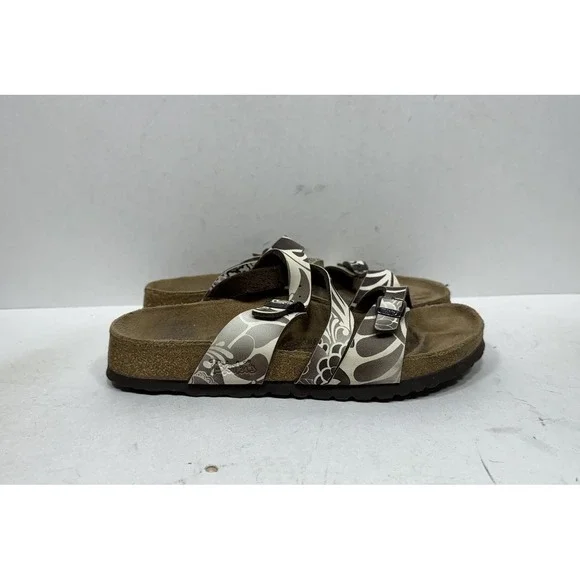 Birkenstock Birki's Salina Brown Paisley Birko Flor Sandals Womens Size 8 N 39