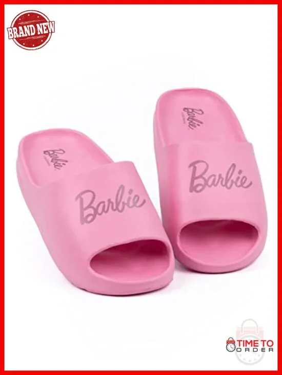 Slide Sandals with Molded Footbed and Slip-Resistant Sole