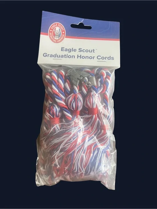 Eagle Scout Red White & Blue Graduation Honor Cords