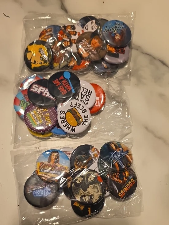 Assorted Novelty Button Pin Set - Multicolor