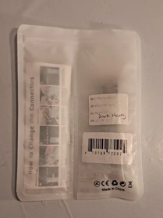 Solace Slim Perma Band for Apple Smart Watch - Dark Honey