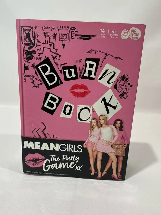 Mean Girls Burn Book The Party Game - Pink
