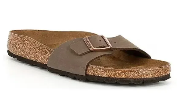 NWOB Birkenstock Women's Madrid Slides in Mocca Sz 36