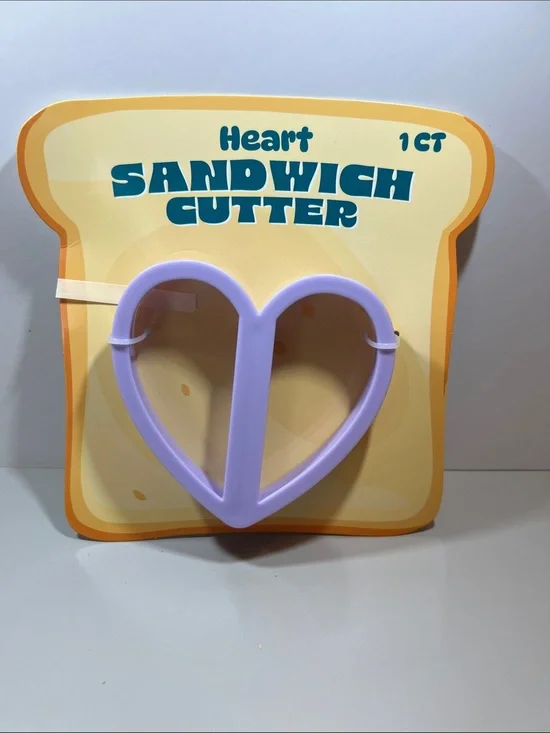 Heart Sandwich Cutter - Lavender