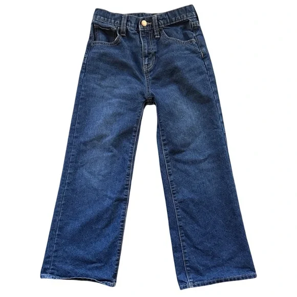 Old Navy Kids Boy Baggy Wide Leg Jeans size 10‎ Adjustable Waistband