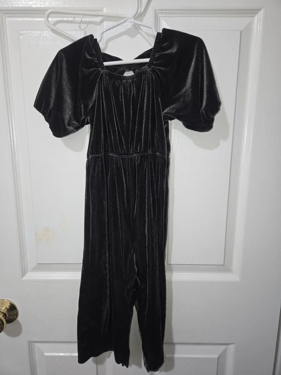 Old Navy Black Velvet Kids One-Piece Bodysuit