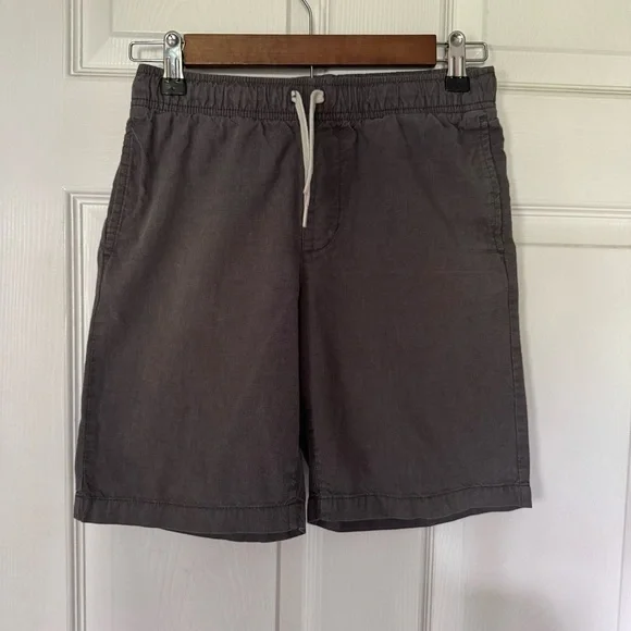 Old Navy Boys Charcoal Flat Front Shorts Size‎ Large 10/12