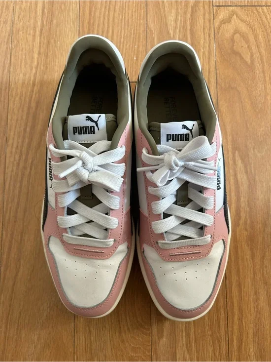 Puma Olive Green Low-Top Sneakers