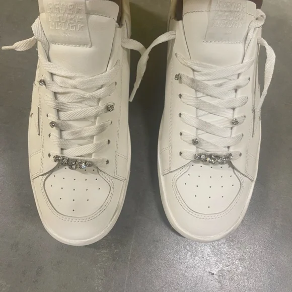 Golden Goose Stardans *Customized laces with crystals*