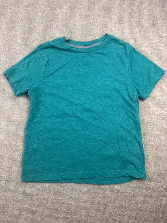 Old Navy Boys Short Sleeve Crew Neck T-Shirt Teal Size S (6-7)