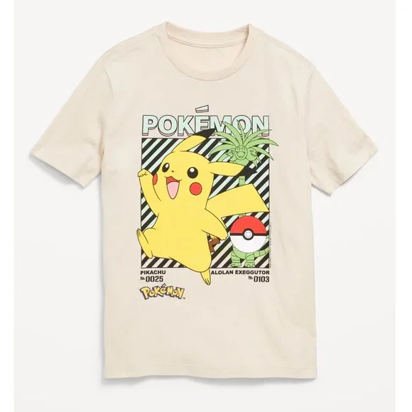 Pokémon™ Gender-Neutral Graphic Tee Pikachu T-Shirt for Kids