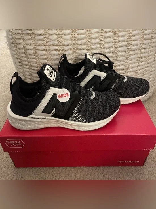 New Balance Fresh Foam X Cruz V3 Running Shoes Women’s 5 Men’s 3.5 Black New Box