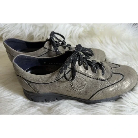 Mephisto‎ Women's Size 7 Air Jet Runoff System Antique Gold Leather Shoes modern