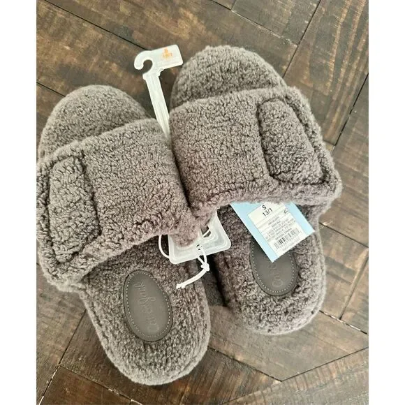 Cat & Jack Kids Gray Slide Slippers Size Youth 13/1 New