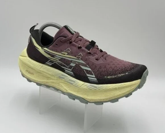 Asics Trabuco Max 4 Woman’s  Size 10.5 Wheat  Purple Planet