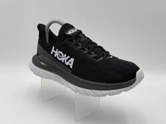 Hoka One One Mach 4 Women's Size 8.5B Running Black Shoes Sneakers 1113529 BDSD