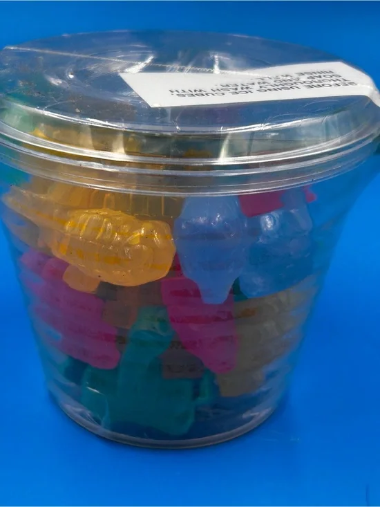 colorful, reusable ice cubes