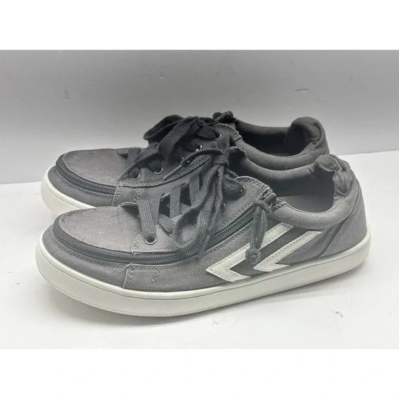 Billy Footwear Zippered Toe Classic Lace Up Low Top Men Sneakers Size 9.5