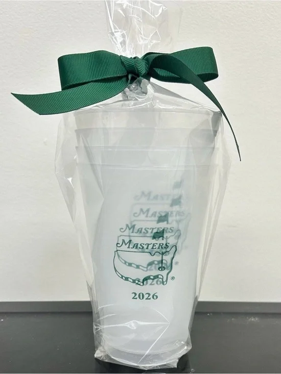 Official Augusta National Masters Golf Cups 2026 - Set of  4 CUPS
