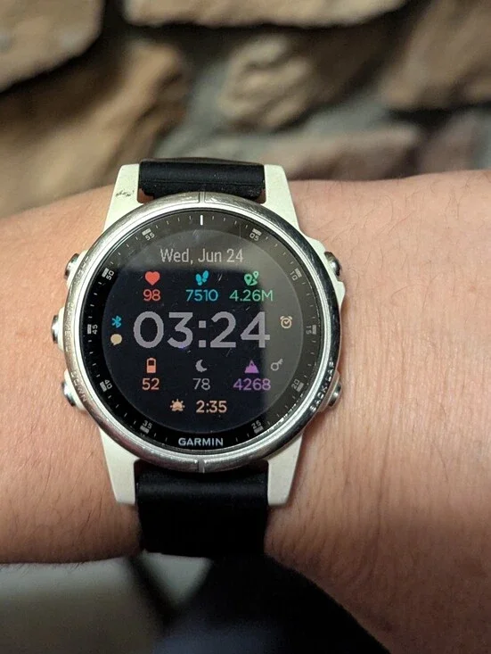 Garmin Fenix 5 S Plus W/4 Bands & Charger