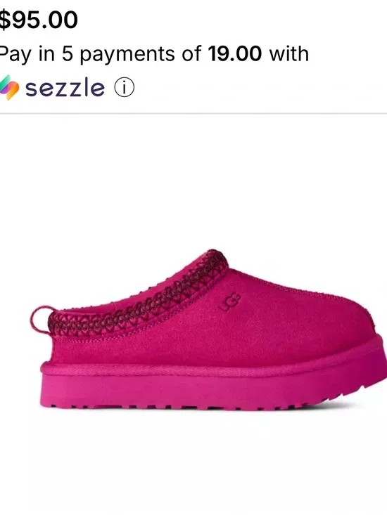 UGG Kids Hot Pink Slip-On Clog